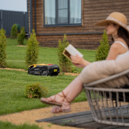 Робот-газонокосилка Grass Master 1000 1000м², 3Ач, 28V, LCD дисплей, Wi-Fi Denzel фото 40 Робот-газонокосилка Grass Master 1000 1000м², 3Ач, 28V, LCD дисплей, Wi-Fi Denzel фото 40