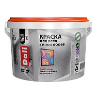 Краска для обоев акриловая Dali 20907 износостойкая база А 2,5 л