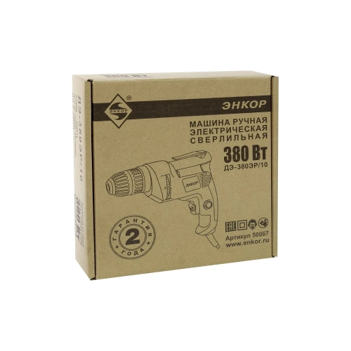 Дрель Энкор ДЭ-380ЭР/10 50067 фото 6 Дрель Энкор ДЭ-380ЭР/10 50067 фото 6