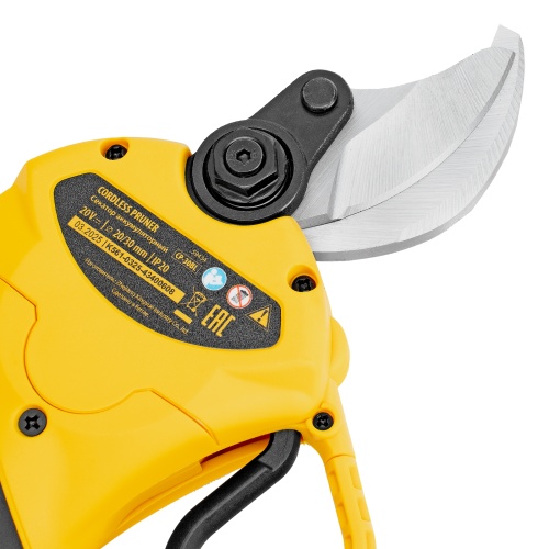 Секатор аккумуляторный, бесщет., CP-30BL, Li-Ion, 20 В, лезвия SK5 // Denzel фото 12