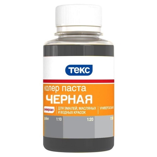 Колер-паста Текс Универсал №11 черная 0,1 л