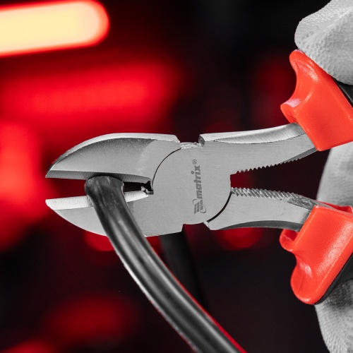 Бокорезы Nickel, 160 мм, никелированные, двухкомпонентные рукоятки Matrix фото 8