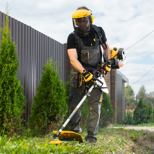 Триммер бензиновый мультифункциональный DGT-52S-MAX, 52 см3, разъемная штанга Denzel фото 11