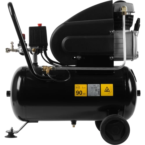 Двухцилиндровый ременной компрессор WIEDERKRAFT 50л 320л/мин WDK-90532 фото 4