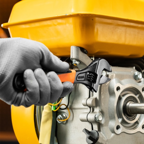 Ключ разводной, 200 мм, двухкомпонентная рукоятка Sparta фото 11