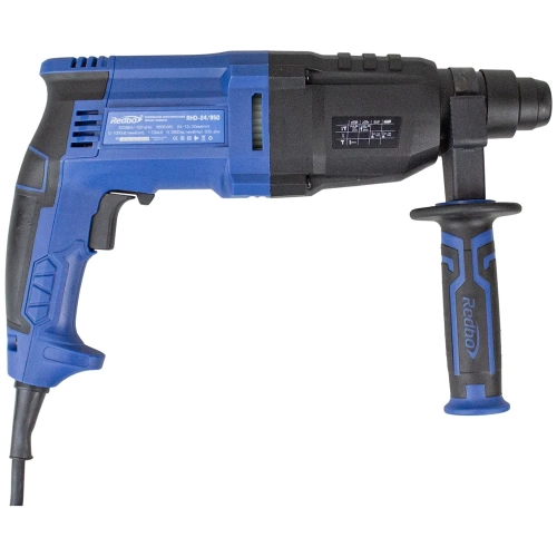 Перфоратор электрический Redbo RHD-24/950 (950Вт, 24мм, три режима, 1.7Дж, 0-1000об/мин, кейс) 39834 фото 6