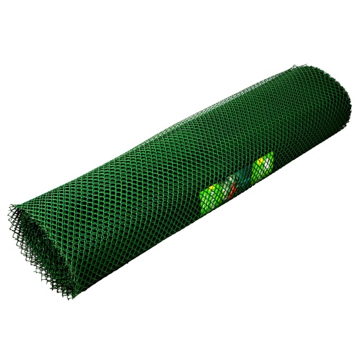 Решетка заборная в рулоне, 1.6 х 25 м, ячейка 22 х 22 мм, пластиковая, зеленая, фото 3