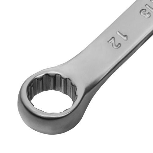 Ключ комбинированный, 12 мм, CrV, матовый хром Matrix фото 4