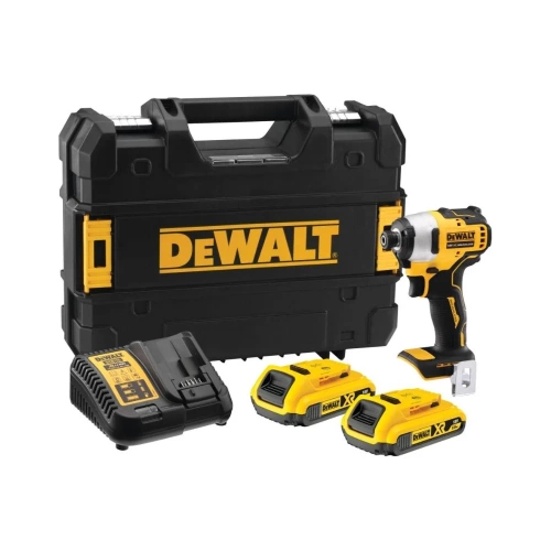 Аккумуляторный шуруповерт DEWALT DCF809D2T, 18 В, 190 Нм, 3200 уд/мин, с 2 АКБ 2 А*ч и ЗУ, в кейсе DCF809D2T-QW