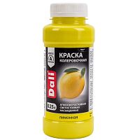 Краска колеровочная акриловая Dali лимонная 0,25 л