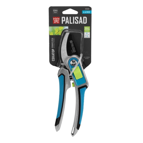 Секатор прямого реза, 215 мм, регулировка захвата, трехкомпонентные рукоятки, LUXE Palisad фото 7