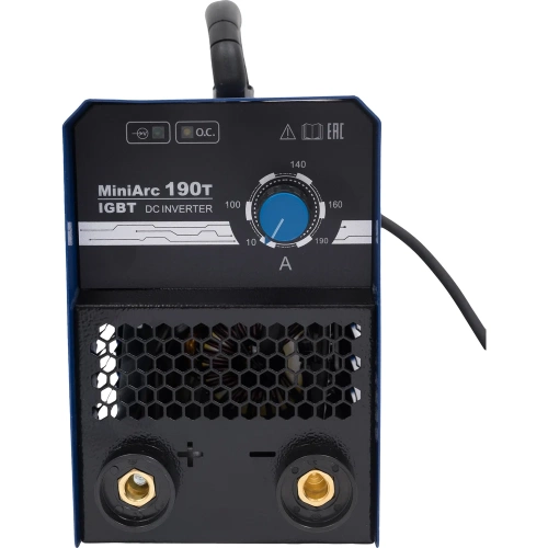 Инверторный сварочный аппарат (190 А; 2+1.5 м; ПВ 60%) Richip MiniArc 190T фото 5
