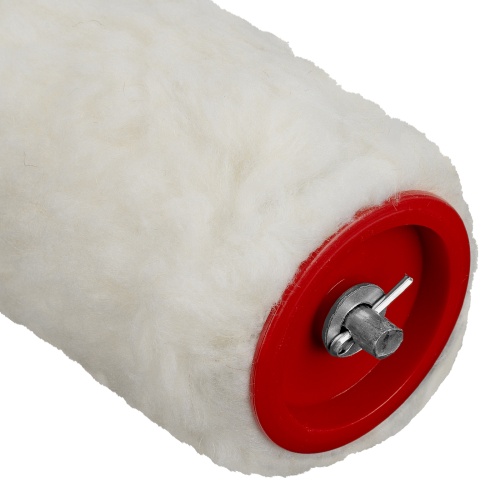 Валик "Натуральный мех", в сборе, 100 мм, D 48 мм, D ручки 6 мм, крепление шплинтом Сибртех фото 4