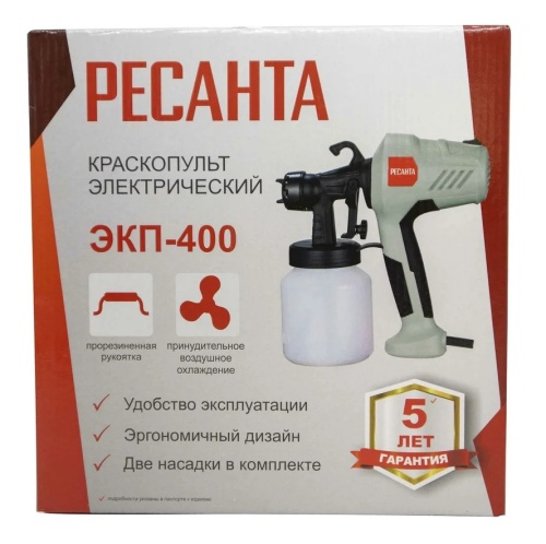Краскопульт электрический Ресанта ЭКП-400 75/17/1 фото 3