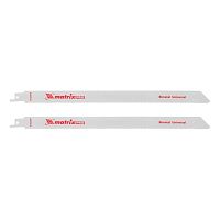 Полотна универсальные для сабельной пилы S1222VF, 275/1.8-2.5 мм, Bimetal, 2 шт, Pro Matrix