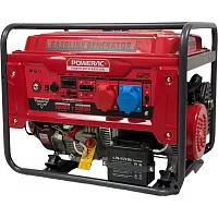 Генератор бензиновый трёхфазный POWERAC (9 кВт, 220В/380В 16л.с., АВТОЗАПУСК) PR9500H2E-3-ATS