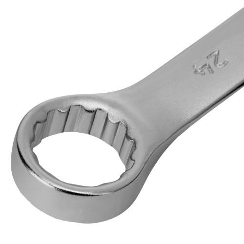 Ключ комбинированный, 24 мм, CrV, матовый хром Stels фото 4