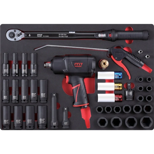 Набор пневмоинструмента MIGHTY SEVEN 41 предмет NC-4255QA