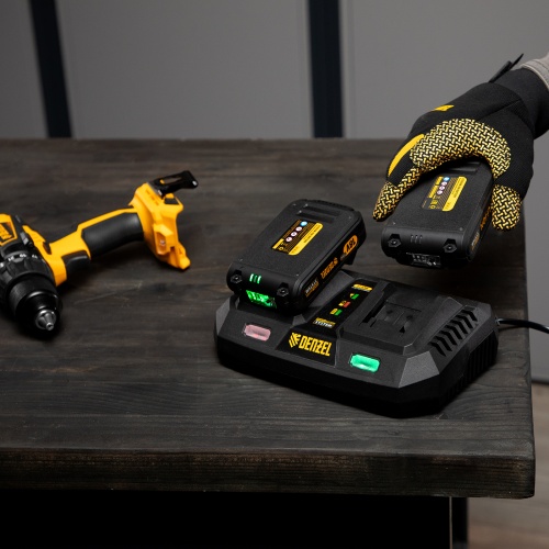 Устройство зарядное для аккумуляторов IBC-18-3.0-2, Li-Ion, 18В, 3.0 А, для двух батарей Denzel фото 11