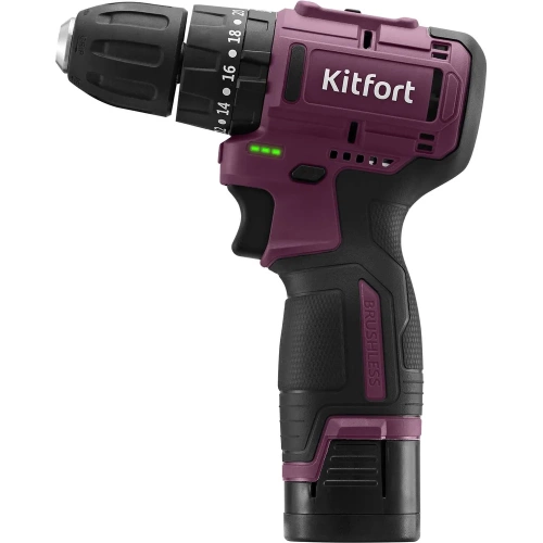Аккумуляторная ударная дрель-шуруповерт KITFORT КТ-6505 фото 3