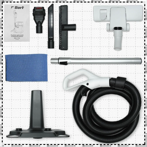 Пылесос для сухой и влажной уборки BORT BSS-1125 93414608 фото 8