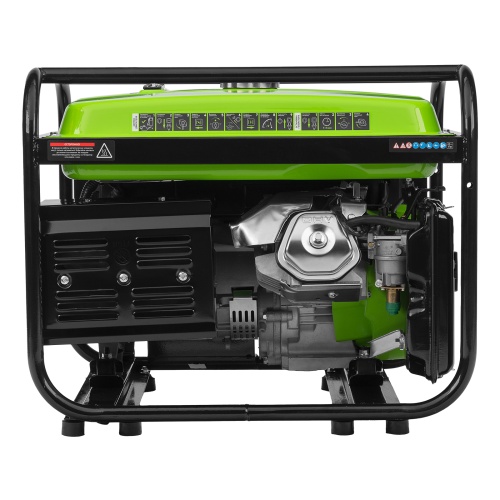 Генератор бензиновый БС-8000Э, 6,6 кВт, 230В, четырехтактный, 25 л, электростартер Сибртех фото 4