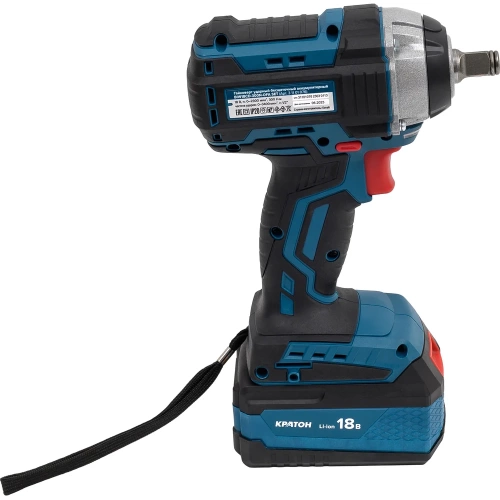 Гайковерт аккумуляторный ударный бесщеточный Кратон BIW18CD-300N-OFA SET (АКБ 4,0А·ч; ЗУ + кейс) 3 11 01 076 фото 7 Гайковерт аккумуляторный ударный бесщеточный Кратон BIW18CD-300N-OFA SET (АКБ 4,0А·ч; ЗУ + кейс) 3 11 01 076 фото 7