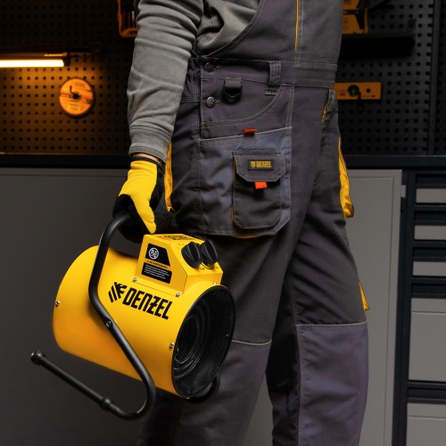 Тепловая пушка SFH-5000, 230 В, 260 м3/ч, вентилятор 3 режима, 3000/4500 Вт Denzel фото 14