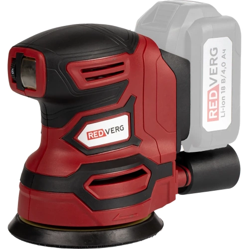 Машина плоско-шлифовальная эксцентриковая аккумуляторная REDVERG RD-OS18/U2 (без акк, без з/у) 00006686416