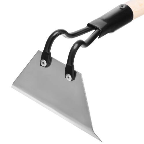 Мотыга, нержавеющая сталь, 150 х 90 х 1300 мм, деревянный черенок, Сибртех фото 3