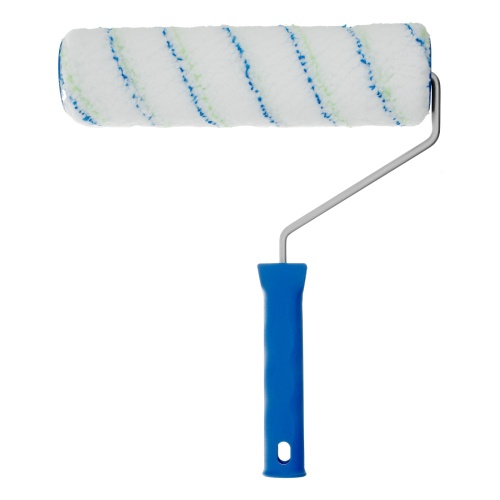 Валик "Водные краски", 250 мм, ворс 12 мм, D - 48 мм, D ручки - 6 мм, полиэстер Сибртех фото 3