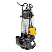 Фекальный насос FP1800-KS, 1800 Вт, напор 17 м, 26000 л/ч, нож-измельчитель Denzel
