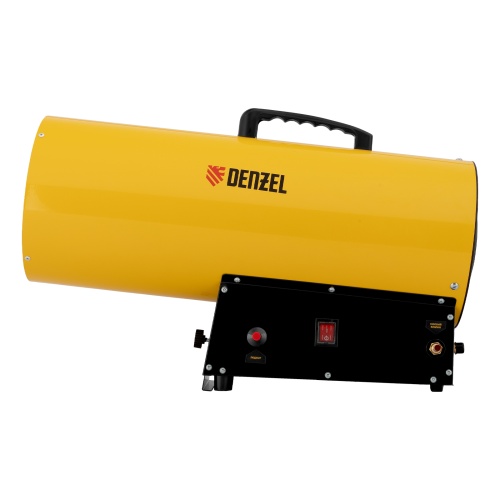 Газовая тепловая пушка GHG-50, 50 кВт, 1400 м3/ч, пропан-бутан Denzel фото 3