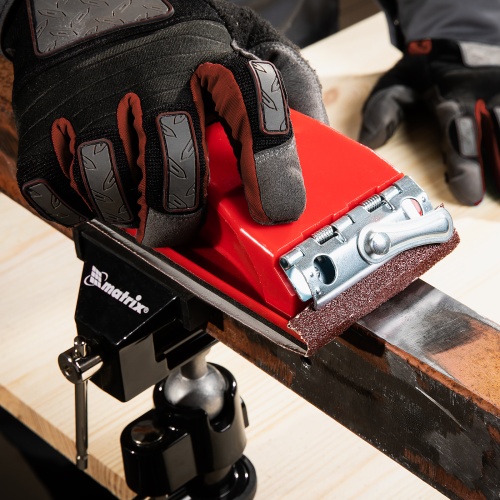 Брусок для шлифования, 160 х 85 мм, пластиковый с зажимами Matrix фото 8