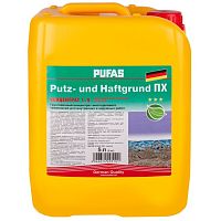 Грунтовка укрепляющая Pufas Putz-und Haftgrung концентрат 1:9 эластик морозостойкая 5 л