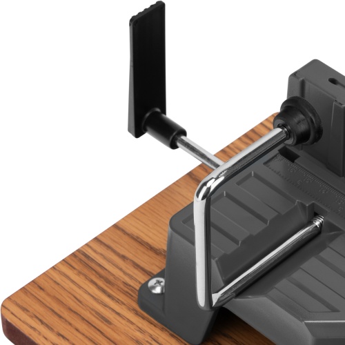 Стусло прецизионное, двухплоскостное, пила 600 мм, две прижимные струбцины, ограничительный упор Gross фото 8