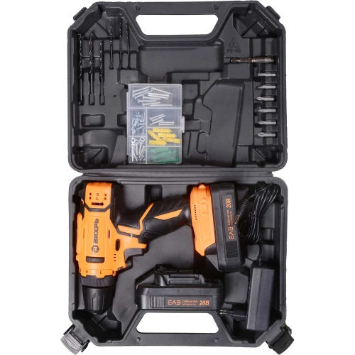 Аккумуляторная дрель-шуруповерт Вихрь ДА-20Л-2КА с набором оснастки, 65 предметов 72/14/36 фото 7 Аккумуляторная дрель-шуруповерт Вихрь ДА-20Л-2КА с набором оснастки, 65 предметов 72/14/36 фото 7