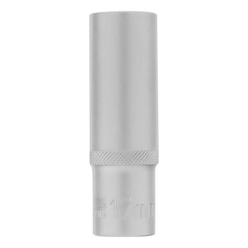 Головка торцевая удлиненная, 17 мм, шестигранная, CrV, под квадрат 1/2 Stels фото 3