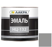 Эмаль Лакра НЦ-132 глянцевая серая 1,7 кг