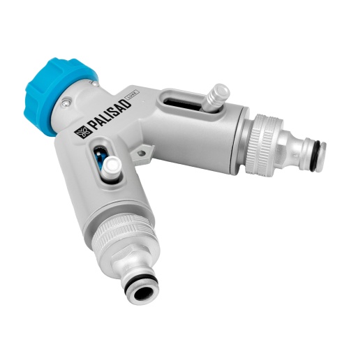 Разветвитель двухканальный, с внутренней резьбой 3/4",алюминий, LUXE Palisad фото 2