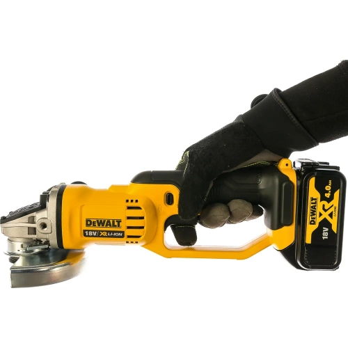 Угловая аккумуляторная шлифмашина DEWALT DCG 412 M2 фото 4 Угловая аккумуляторная шлифмашина DEWALT DCG 412 M2 фото 4