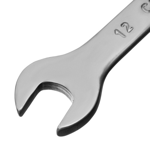 Ключ комбинированный, 12 мм, CrV, матовый хром Matrix фото 3