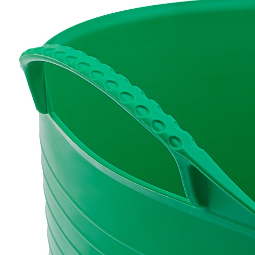 Ведро гибкое сверхпрочное, 40 л, зеленое, Сибртех фото 4