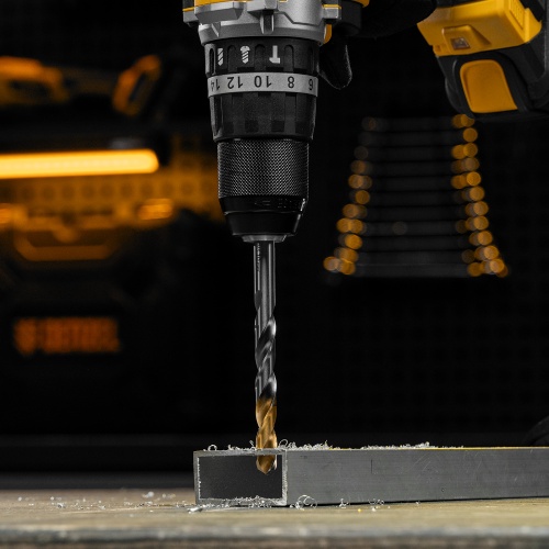 Сверло спиральное по металлу 10 x 133 мм, Р6М5, Golden Tip  Denzel фото 9