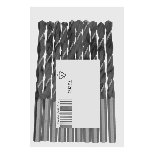 Сверло по металлу, 6 мм, быстрорежущая сталь, 10 шт, цилиндрический хвостовик Сибртех фото 5 Сверло по металлу, 6 мм, быстрорежущая сталь, 10 шт, цилиндрический хвостовик Сибртех фото 5