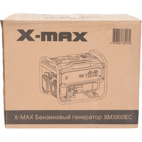Бензиновый генератор X-MAX (3 кВт, электростартер, медная обмотка, с АКБ) XM3900EC фото 9 Бензиновый генератор X-MAX (3 кВт, электростартер, медная обмотка, с АКБ) XM3900EC фото 9