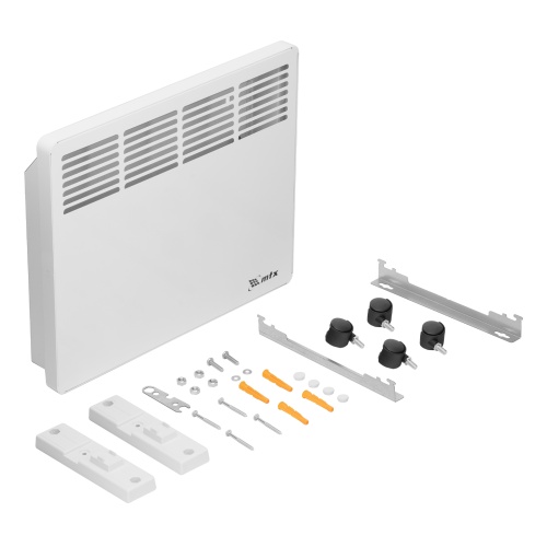 Конвектор электрический КМ-1000.1, 230 В, 1000 Вт, X-образный нагреватель, колеса, термостат MTX фото 18