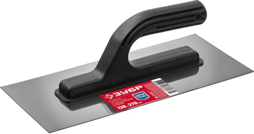 Гладилка Зубр Мастер 130х270 мм, нержавеющая с пластиковой ручкой 08042_z01