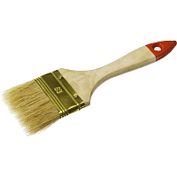 Кисть плоская Зубр Оптима Универсал 01099-063_z01 со светлой щетиной 63 мм