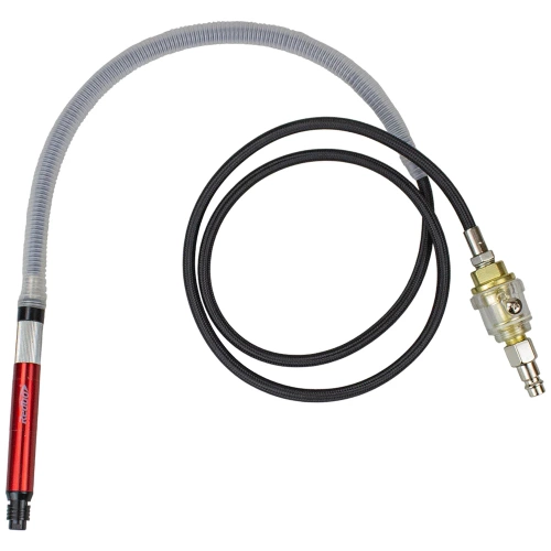 Пневматический гравер Redbo RP-7819 3 мм, 57л.мин. гибкий вал, комплект насадок 10шт, лубрикатор 38829 фото 6